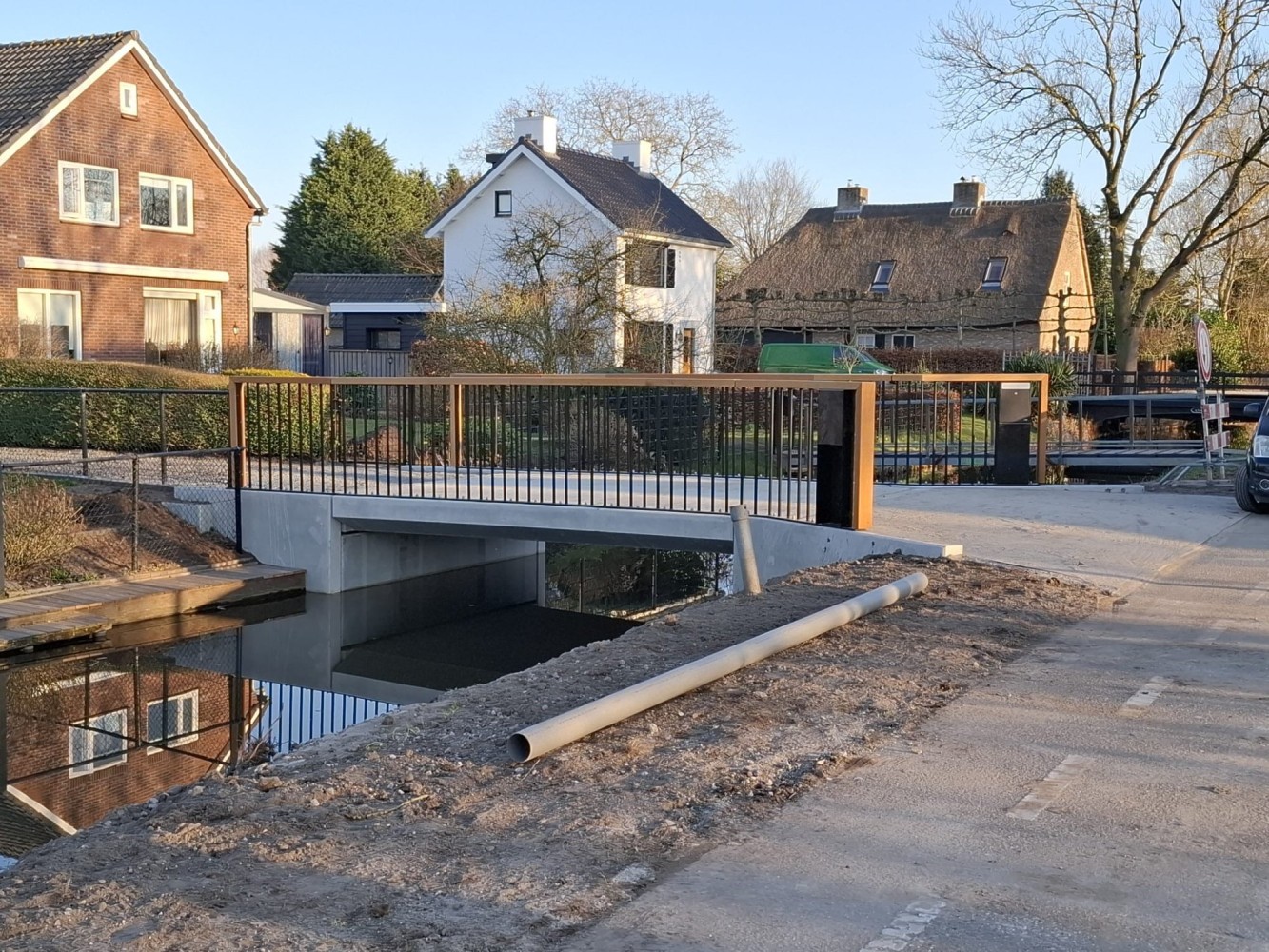 Werkzaamheden aan de bruggen in Gravenmoer