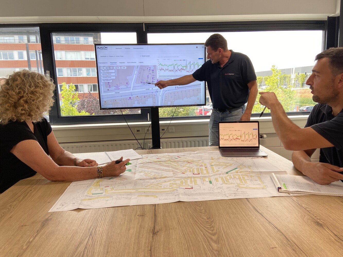 Metingen op locatie door Quattro Expertise